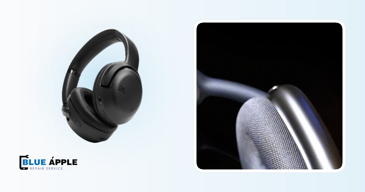 JBL Tour One M2 repair in Amsterdam: cushions, battery and port