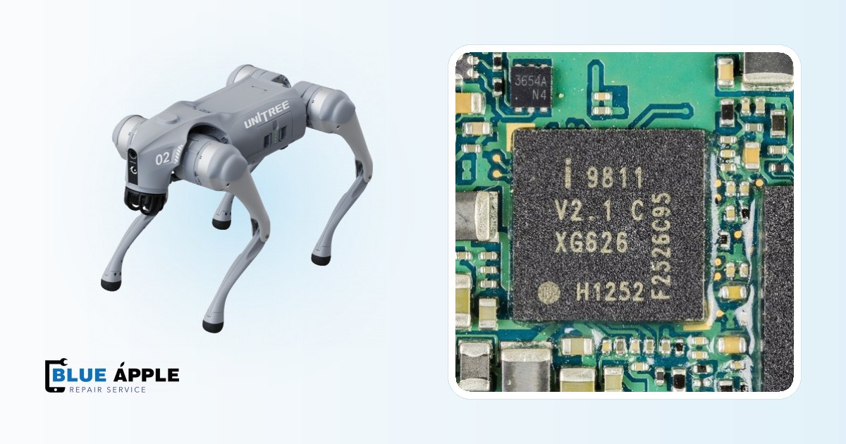 Unitree Go2, A2 and G1 robot repair in Amsterdam