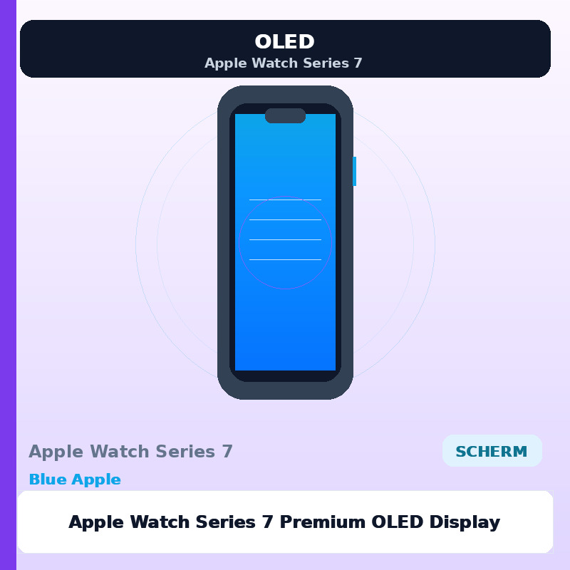Apple Watch Series 7 Premium OLED Display voor Apple Watch Series 7 — Blue Apple onderdelen shop