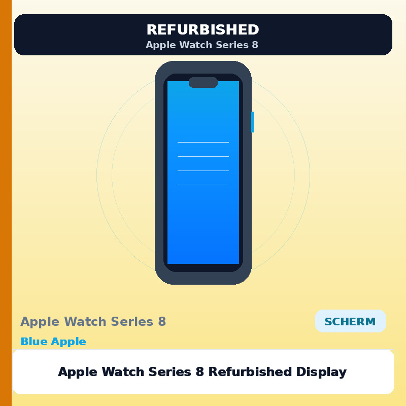 Apple Watch Series 8 Refurbished Display voor Apple Watch Series 8 — Blue Apple onderdelen shop