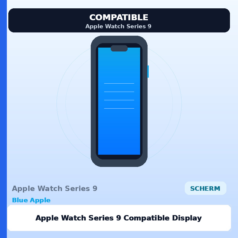 Apple Watch Series 9 Compatible Display voor Apple Watch Series 9 — Blue Apple onderdelen shop