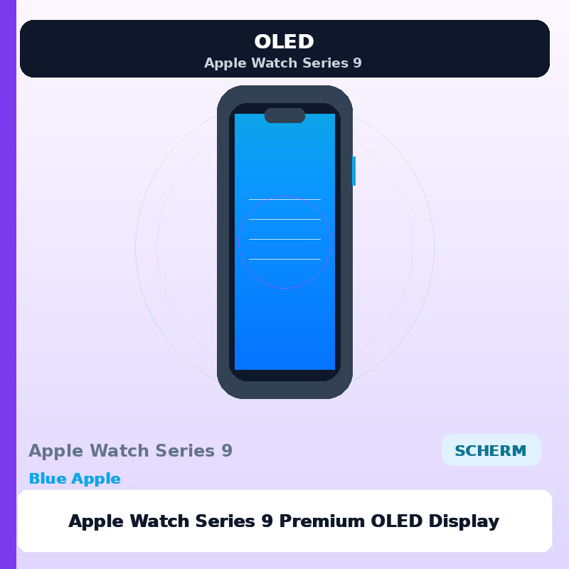 Apple Watch Series 9 Premium OLED Display voor Apple Watch Series 9 — Blue Apple onderdelen shop