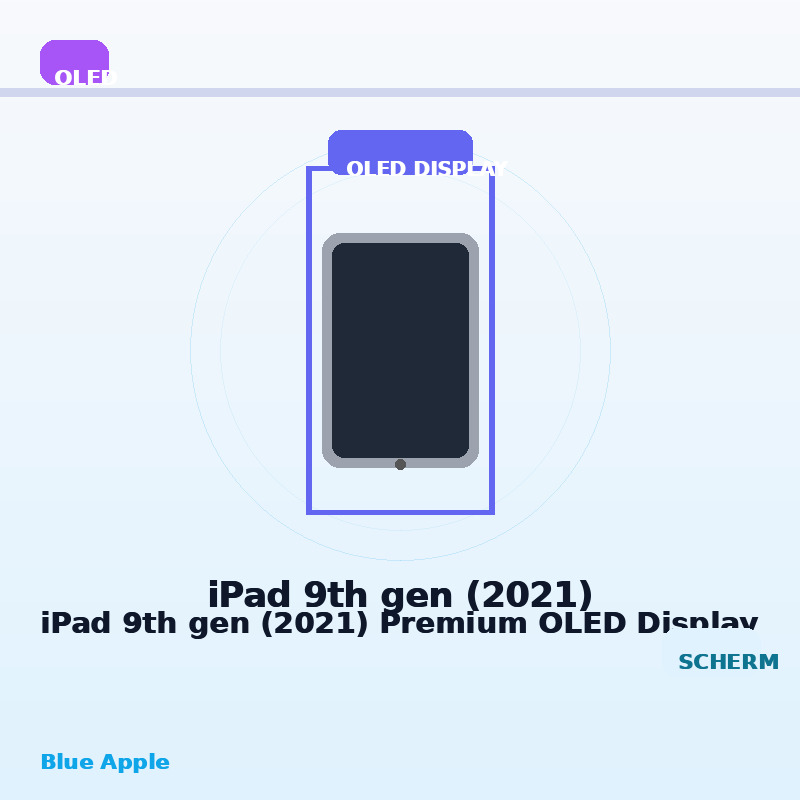 iPad 9th gen (2021) Premium OLED Display for iPad 9th gen (2021) — Blue Apple parts shop