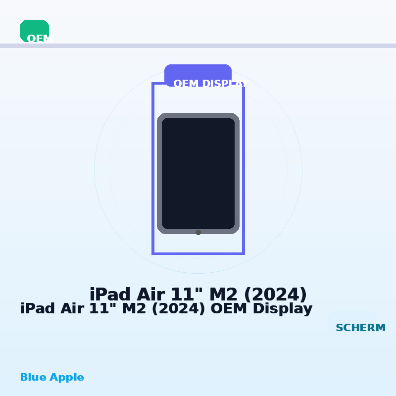 iPad Air 11" M2 (2024) OEM Display for iPad Air 11" M2 (2024) — Blue Apple parts shop
