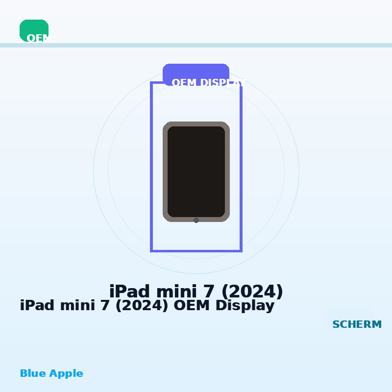 iPad mini 7 (2024) OEM Display for iPad mini 7 (2024) — Blue Apple parts shop