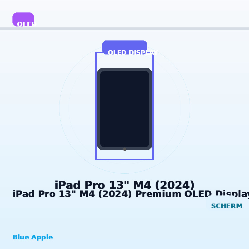 iPad Pro 13" M4 (2024) Premium OLED Display for iPad Pro 13" M4 (2024) — Blue Apple parts shop