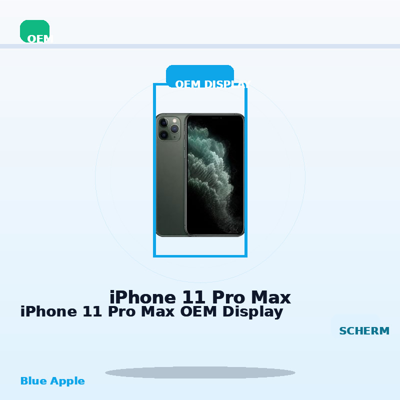 iPhone 11 Pro Max OEM Display for iPhone 11 Pro Max — Blue Apple parts shop
