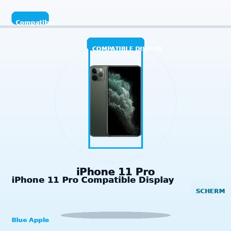 iPhone 11 Pro Compatible Display for iPhone 11 Pro — Blue Apple parts shop