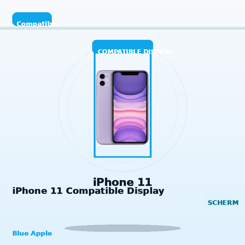 iPhone 11 Compatible Display for iPhone 11 — Blue Apple parts shop