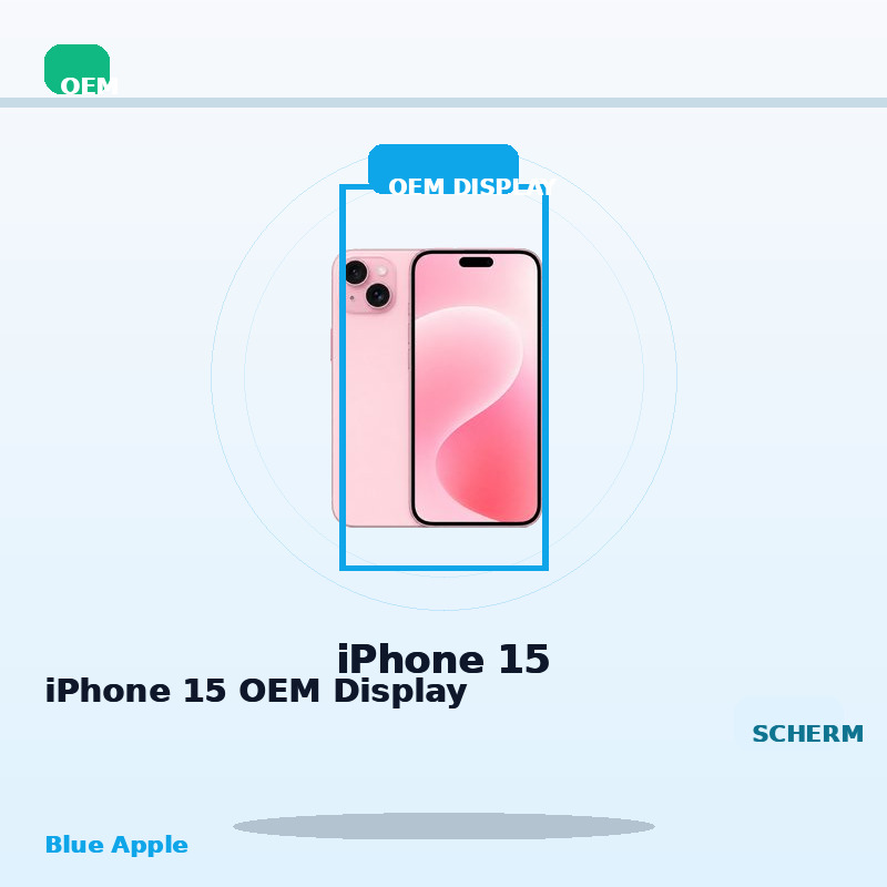 iPhone 15 OEM Display for iPhone 15 — Blue Apple parts shop