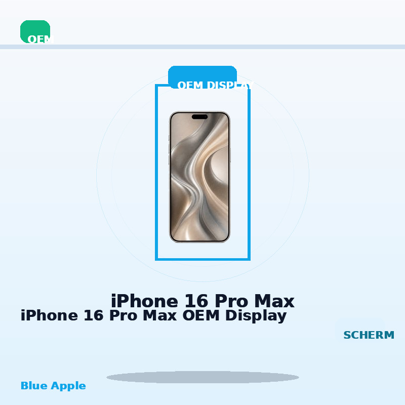 iPhone 16 Pro Max OEM Display for iPhone 16 Pro Max — Blue Apple parts shop