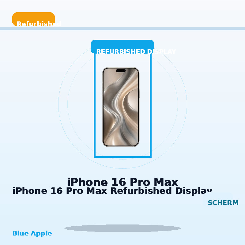 iPhone 16 Pro Max Refurbished Display for iPhone 16 Pro Max — Blue Apple parts shop