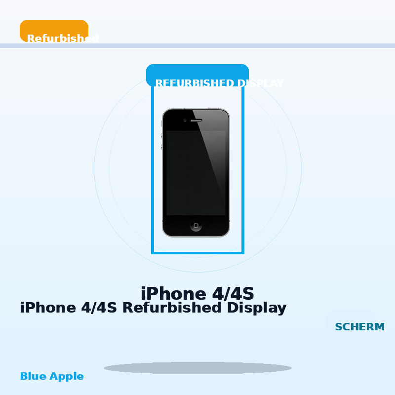 iPhone 4/4S Refurbished Display for iPhone 4/4S — Blue Apple parts shop