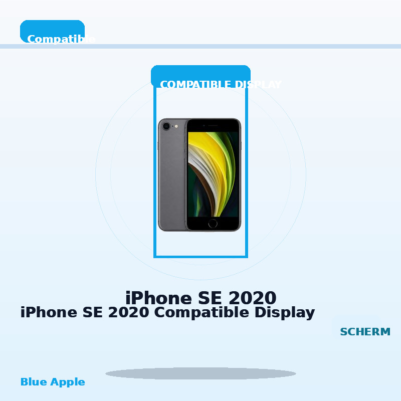 iPhone SE 2020 Compatible Display for iPhone SE 2020 — Blue Apple parts shop