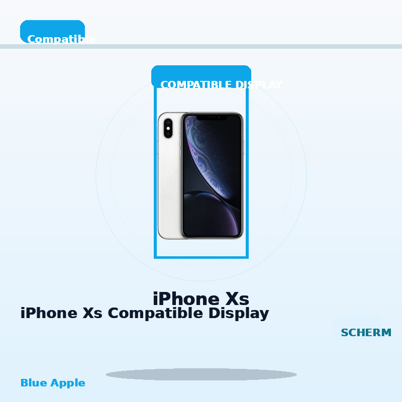 iPhone Xs Compatible Display for iPhone Xs — Blue Apple parts shop