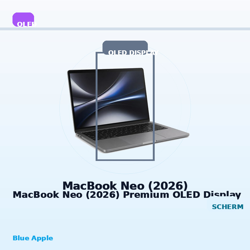 MacBook Neo (2026) Premium OLED Display for MacBook Neo (2026) — Blue Apple parts shop
