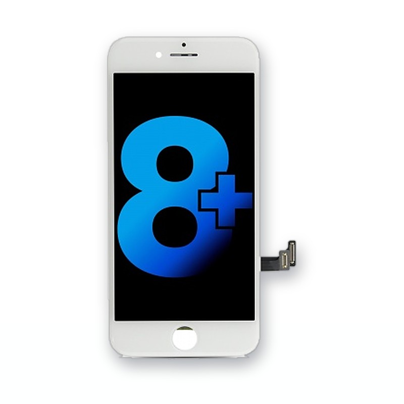 iPhone 8 Plus Compatible Display (White) voor iPhone 8 Plus — Blue Apple onderdelen shop