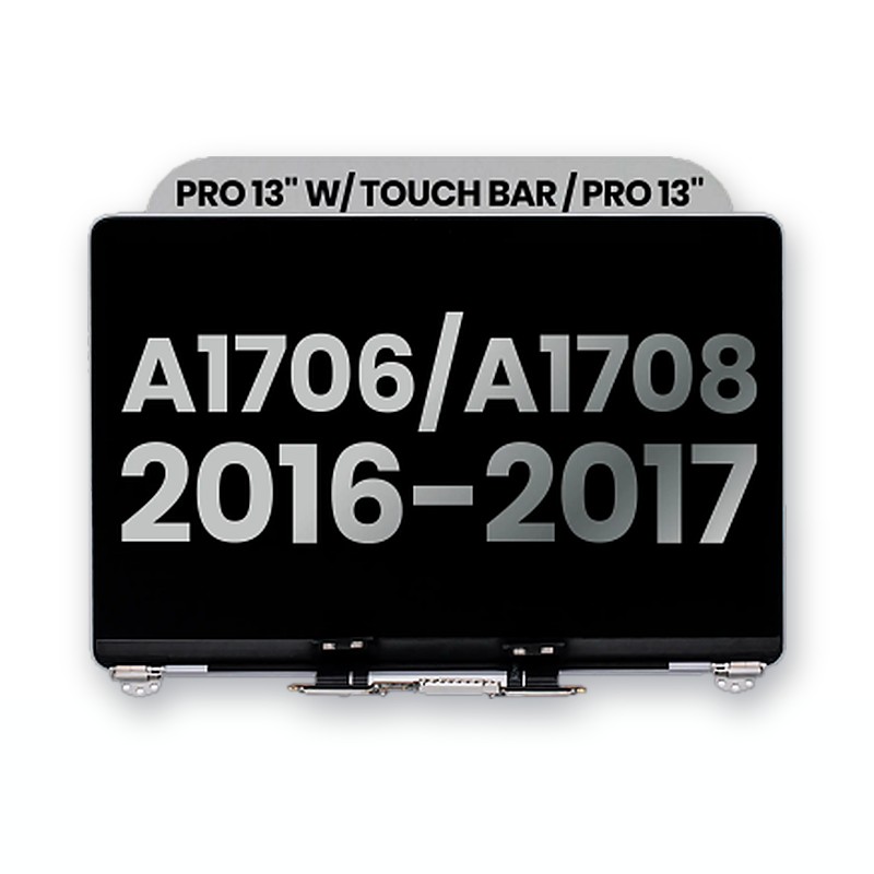 MacBook Pro 13" Touch Bar A1706 / A1708 Complete Display (Silver) voor MacBook Pro 13" Touch Bar A1706 (2016-2017) — Blue Apple onderdelen shop