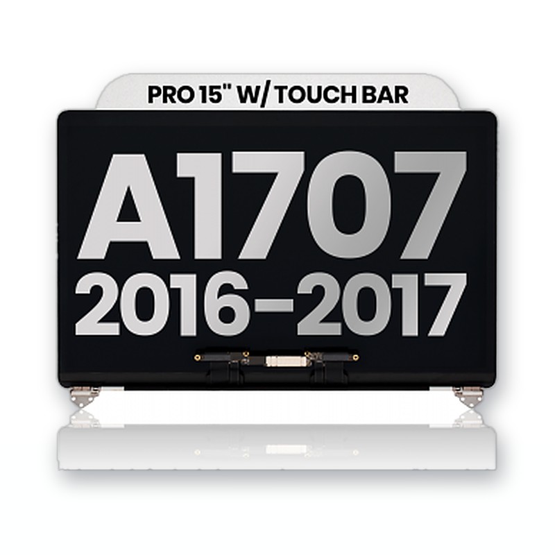 MacBook Pro 15" Touch Bar A1707 Complete Display (Silver) voor MacBook Pro 15" Touch Bar A1707 (2016-2017) — Blue Apple onderdelen shop