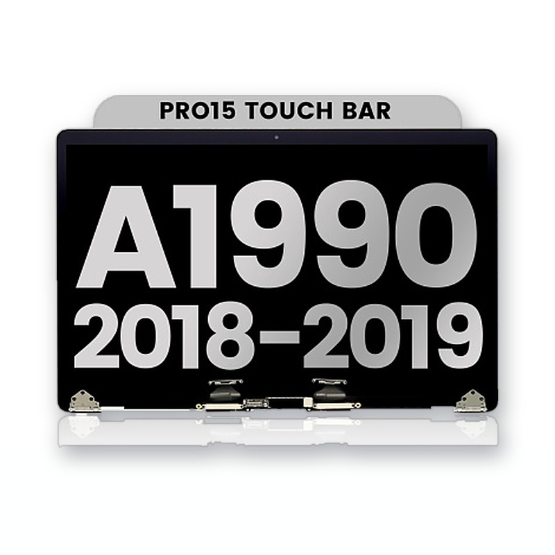 MacBook Pro 15" Touch Bar A1990 Complete Display (Space Gray) voor MacBook Pro 15" Touch Bar A1990 (2018-2019) — Blue Apple onderdelen shop